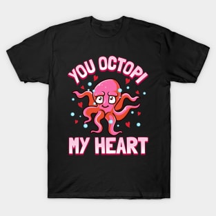 You Octopi My Heart Funny Octopus Pun T-Shirt